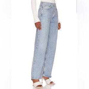 Agolde Low Rise Baggy Jeans in Void